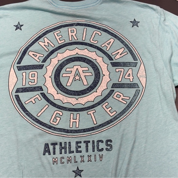 American Fighter Buckle 1974 Light Blue Training Division Premium  Sz XL - Picture 3 of 9